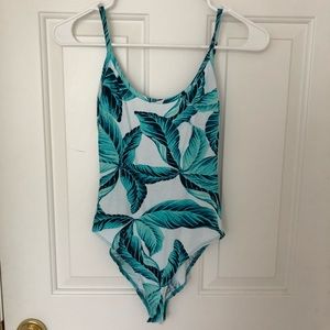 Banana Leaf Print Bodysuit